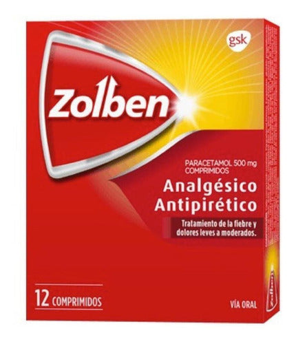 Sanofi Zolben 500mg X 12 Tablets 0