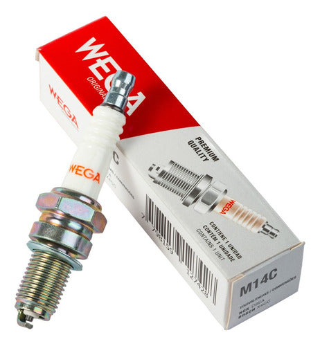 Wega W-M14YC Spark Plug for Motomel CG 150 S2 0