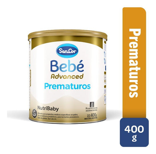 NutriBaby Sancor Bebe Advanced Prematuros Lata 400gr 0