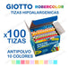 10 Boxes of 100 White Robercolor Giotto Hypoallergenic Chalk 3