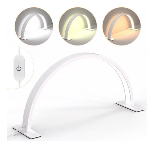 Beauty LED Moon Lamp for Manicure Desktop - White 4