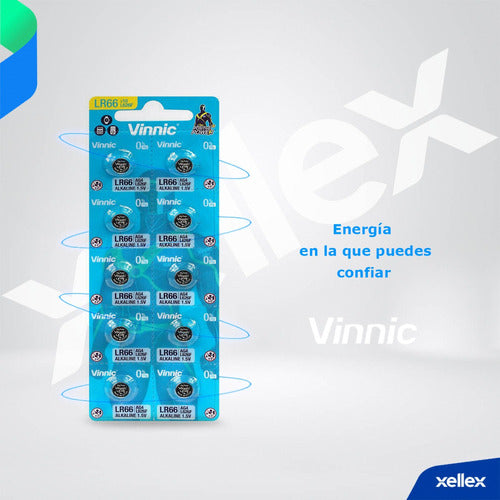 Vinnic 50 X LR66 AG4 L626F 377 Batteries 4