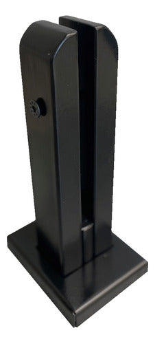 Columna Mini Poste Negro Acero Inoxidable 20cm 0