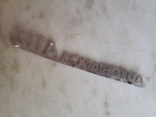 Autoblanchi A-112,anagrama,insignia By Abarth Metal,21cm 2