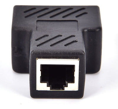 Formas De 1 A 2 Rj45 Lan Ethernet Cable Hembra Splitter Cone 2