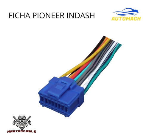 Pioneer In-Dash Stereo Connection Plug 16 Ways Stereo AVH 0