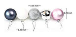 Yeooyoor 25 Christmas Balls Pink/Gray/White 6cm 1