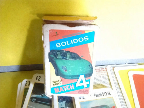 Bolidos Cartas Match 4 Original ( Falta La Carta A1 ) 3