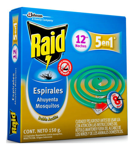 Raid Espiral X 12 Unidades - Lo De Muriel 0