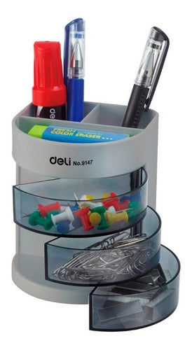 Deli Multifunctional Desk Organizer - Pencil Holder 2