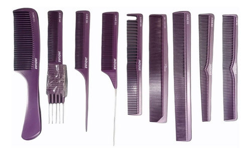 Jaguar Professional A-line Comb Set with Case 1