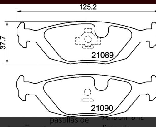 Fimpex Brake Pad Kit for All 4 Wheels for Saab 9000 9/85 1