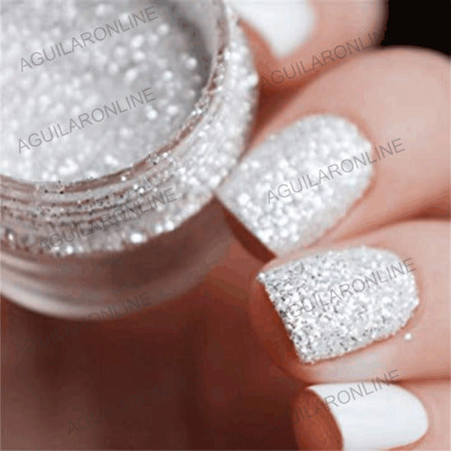 Glitter Glow Para Uñas Esmaltado Brillo Nails 3