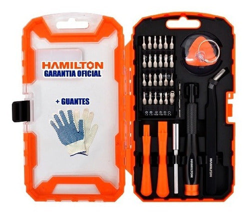 Hamilton Precision Screwdriver Bit Set for Mobile Phones 32p 2