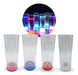 14 Vasos Largos Luminosos Luz Led Cotillon Carioca Fiesta 0