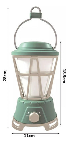 Rechargeable USB LED Lantern with Adjustable Light and Handle for Camping 6