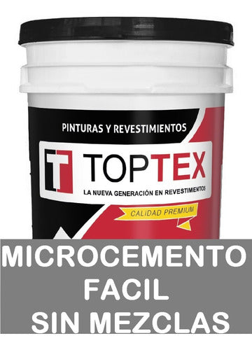 Toptex Microcemento En Pasta X 15 Kg Listo Para Usar!! 0