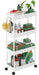 4-Tier Organizer Shelf Bathroom with Wheels - Limited Stock Offer Free Shipping 0