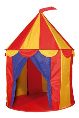 Iplay Pelotero Carpa Castillo Casita Juego Plegable Azul 0