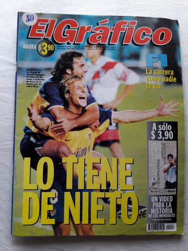 El Gráfico Nº 4097 Año 1997 Boca 3 River 2 Caniggia Latorre 0