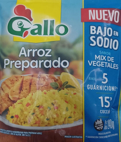 Gallo Preparado Mix Vegetales 240g Pack 6 Unid 0