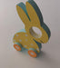 Educational Wooden Pull Toy Rabbit Waldorf Montessori Inspired 2