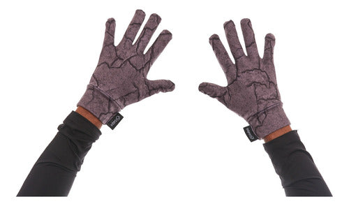 Salpa Guantes Tierra Primera Piel Running UV Gris Deportivo 0