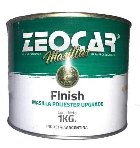 Zeocar Polyester Finish Putty X 1 Kg Tecnopaint 0