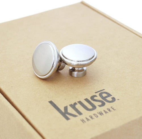 Kruse Hardware - 10 Tiradores De Cromo - Satin Nickel 0