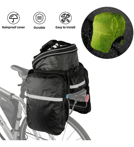 Reygeak Bicycle Bag, Multifunctional Shoulder Panniers 4