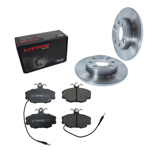 Kit Discos Y Pastillas Renault R19 1.6 1.9d Delantero 0