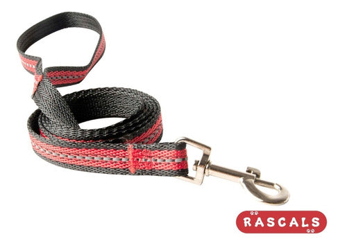 Rascals Medium Reflective Dog Leash and Collar Set 2