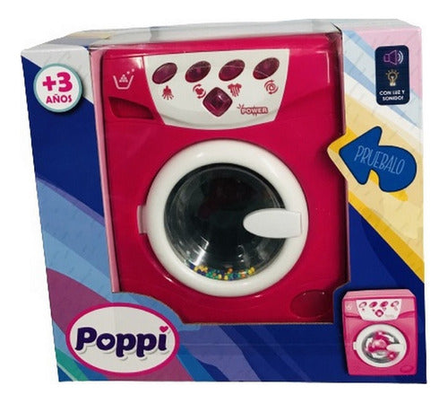 Poppi Ploppy 381085 Washing Machine with Light and Sound 0