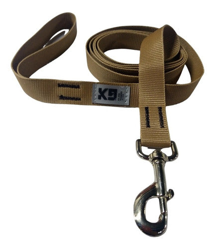 Adjustable K9 Dog Trainers Collar + 5M Leash Set for Dogs 86