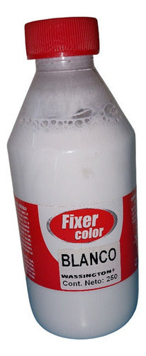 Tinta Para Cuero Y Cuerina Fixer Color Por 1/4 Blanco 0