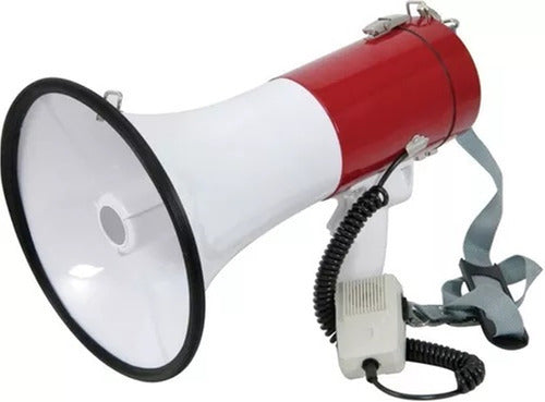 Portable Handheld Megaphone with Detachable Microphone and Siren 0