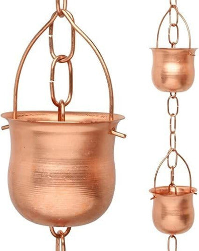 Marrgon Copper Rain Chain 2 Meters 0