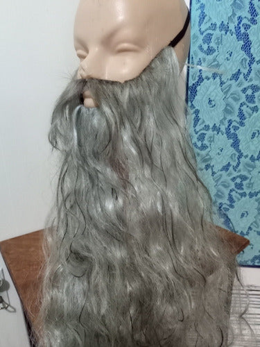 Barba Gris Matizada...no Peluca By La Parti Wigs 2