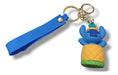 Macrodimm® Stitch Silicone Keychain with Safety Clip/Hanger 1