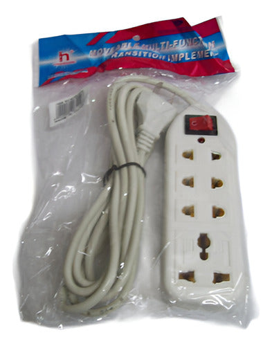 Generic 1.5m Extension Power Strip with Light Switch Economic 0