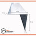 Zinc Roofing L Flashing 10x10 2 Meters Galvanized Sheet 1