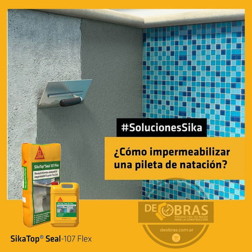 Sika SikaTop Seal 107 Flex Flexible Cementitious Waterproofing 3