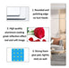 Darenyi Self-Adhesive Acrylic Mirror Tiles - 20cm x 25cm - 6 Pack 2