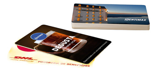 Tarjetas De Pvc Formato Cr80 Impresas Doble Faz 100u 0