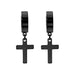 Rickts Stainless Steel Cruz Pressure Earrings for Men and Women 6