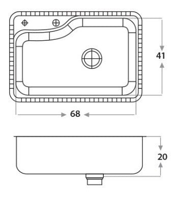 Mi Pileta Bacha Cocina 802E Encastrable 2