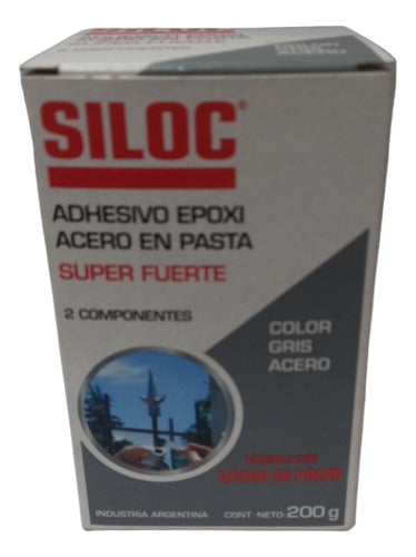 Siloc Epoxy Adhesive Steel Paste 2 Components 0