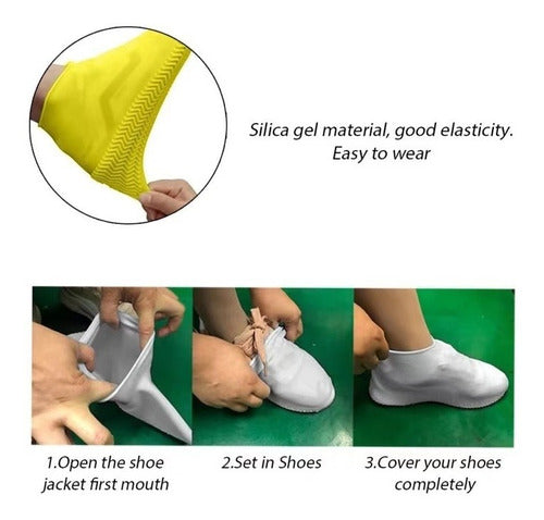 DD2 Waterproof Silicone Shoe Covers for Rain and Aquatic Use 5