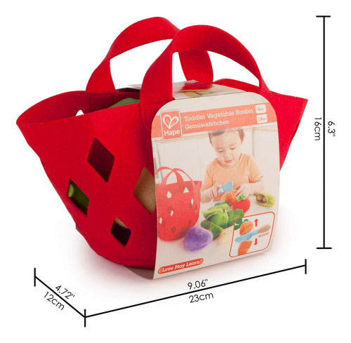 Hape Vegetable Basket for Kids - 7350718 6