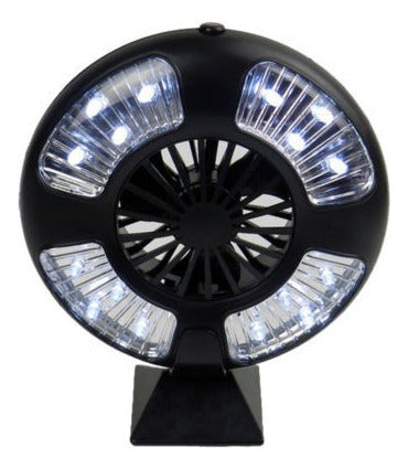 2 En 1 Camping Fan with 16 LED Portable Light 1